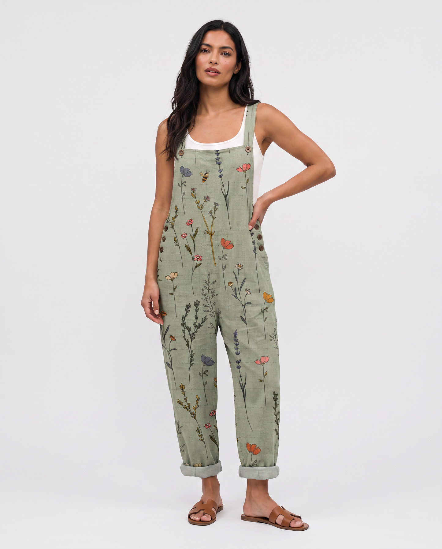 Virelle | Salopette Fleurie Femme