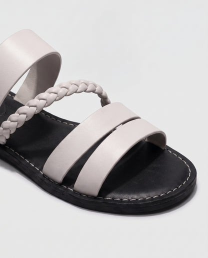 Virelle | Sandales Plates Femme À Brides Tressées