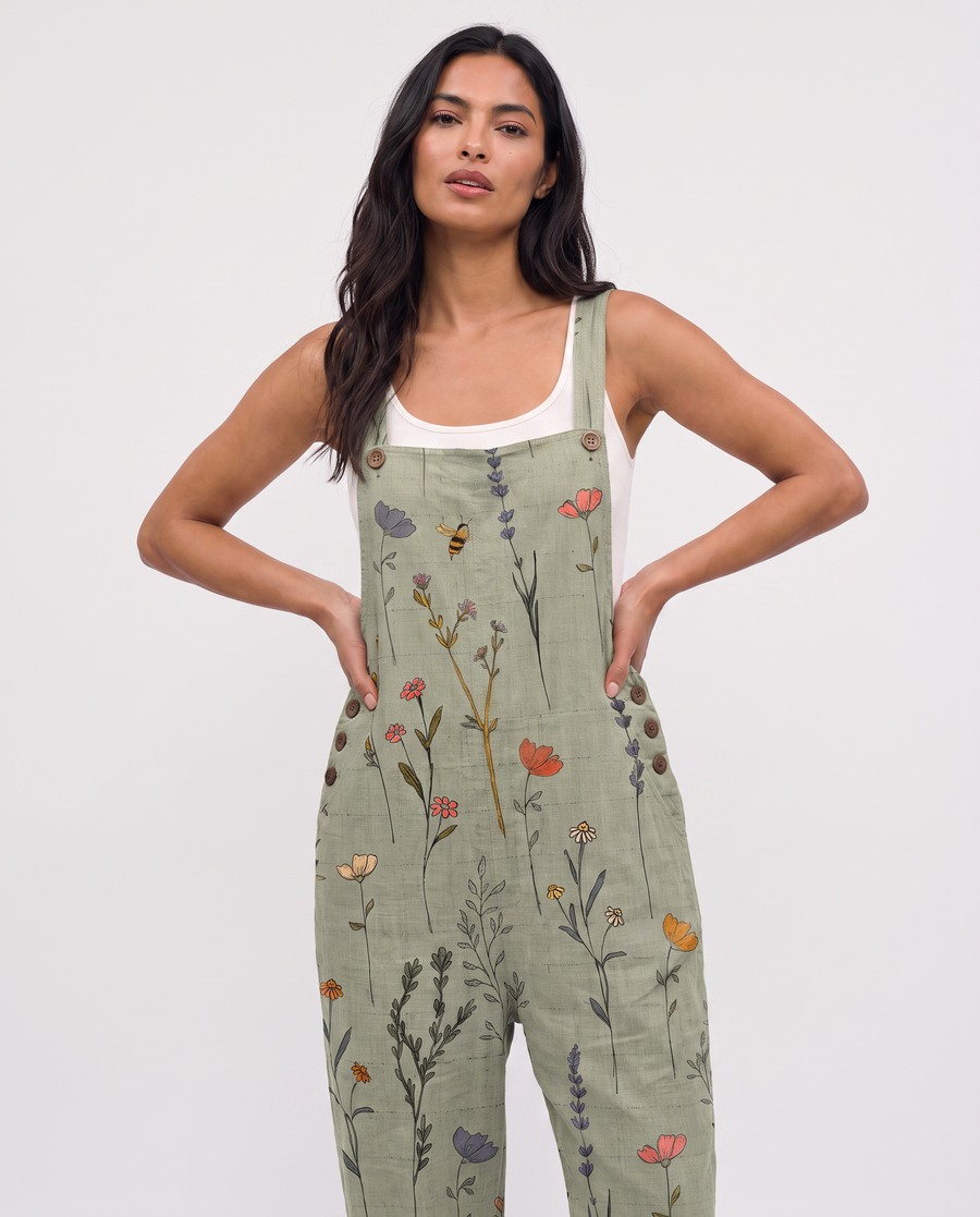 Virelle | Salopette Fleurie Femme