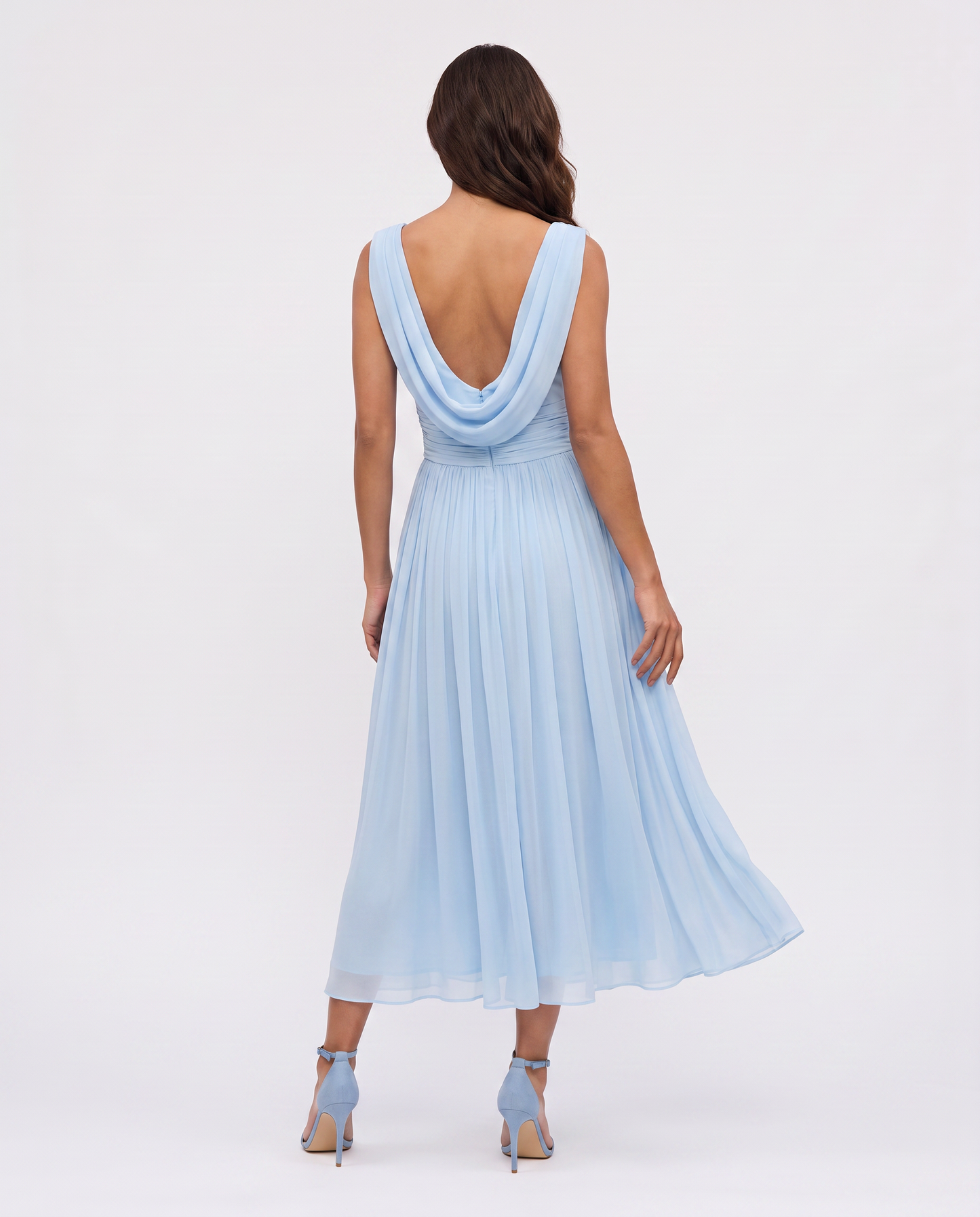 Virelle | Robe Midi Drapée