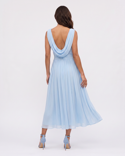Virelle | Robe Midi Drapée