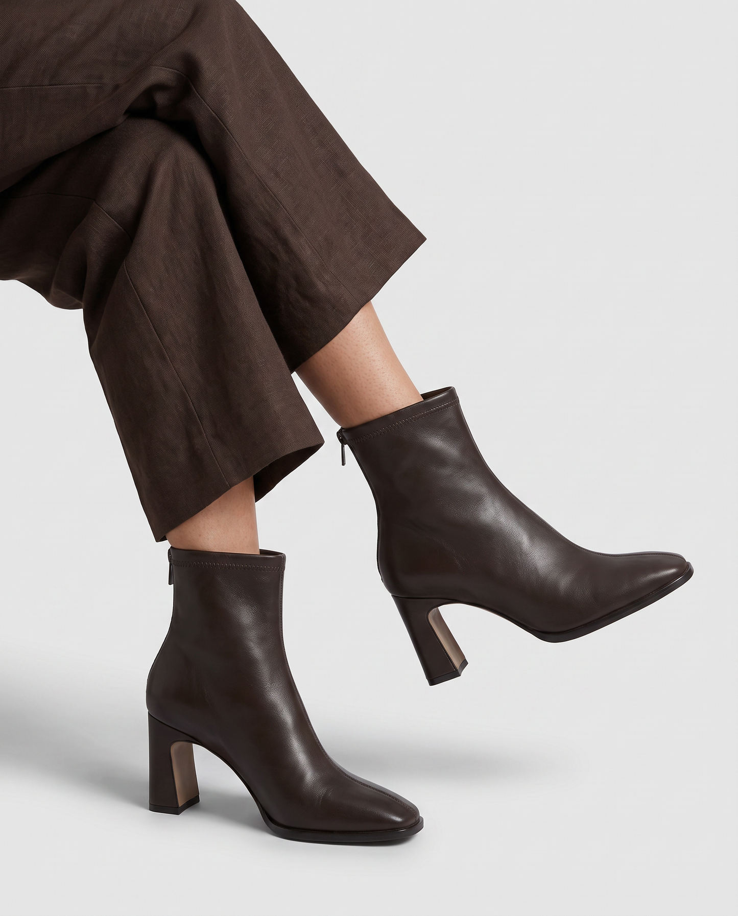 Virelle | Bottines Femme À Bout Carré Et Talon Bloc