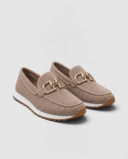 Virelle | Mocassins Femme Orthopédiques En Maille À Enfiler