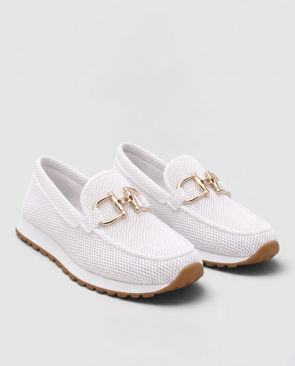 Virelle | Mocassins Femme Orthopédiques En Maille À Enfiler