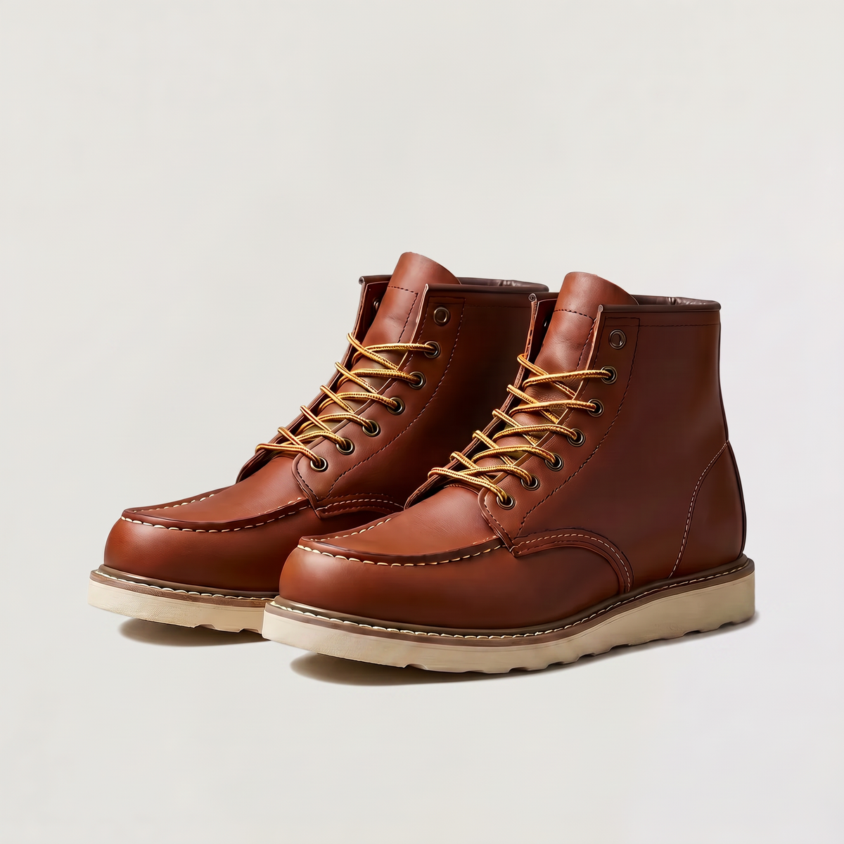 Virelle | Bottines Homme à Lacets Bout Mocassin