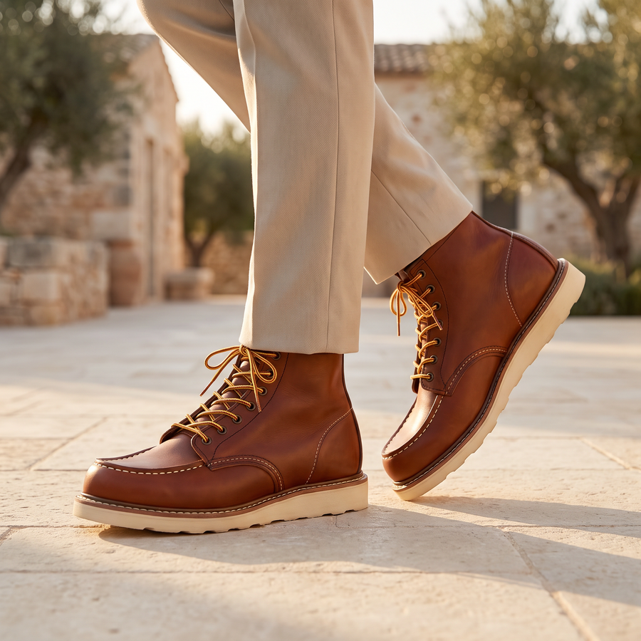Virelle | Bottines Homme à Lacets Bout Mocassin