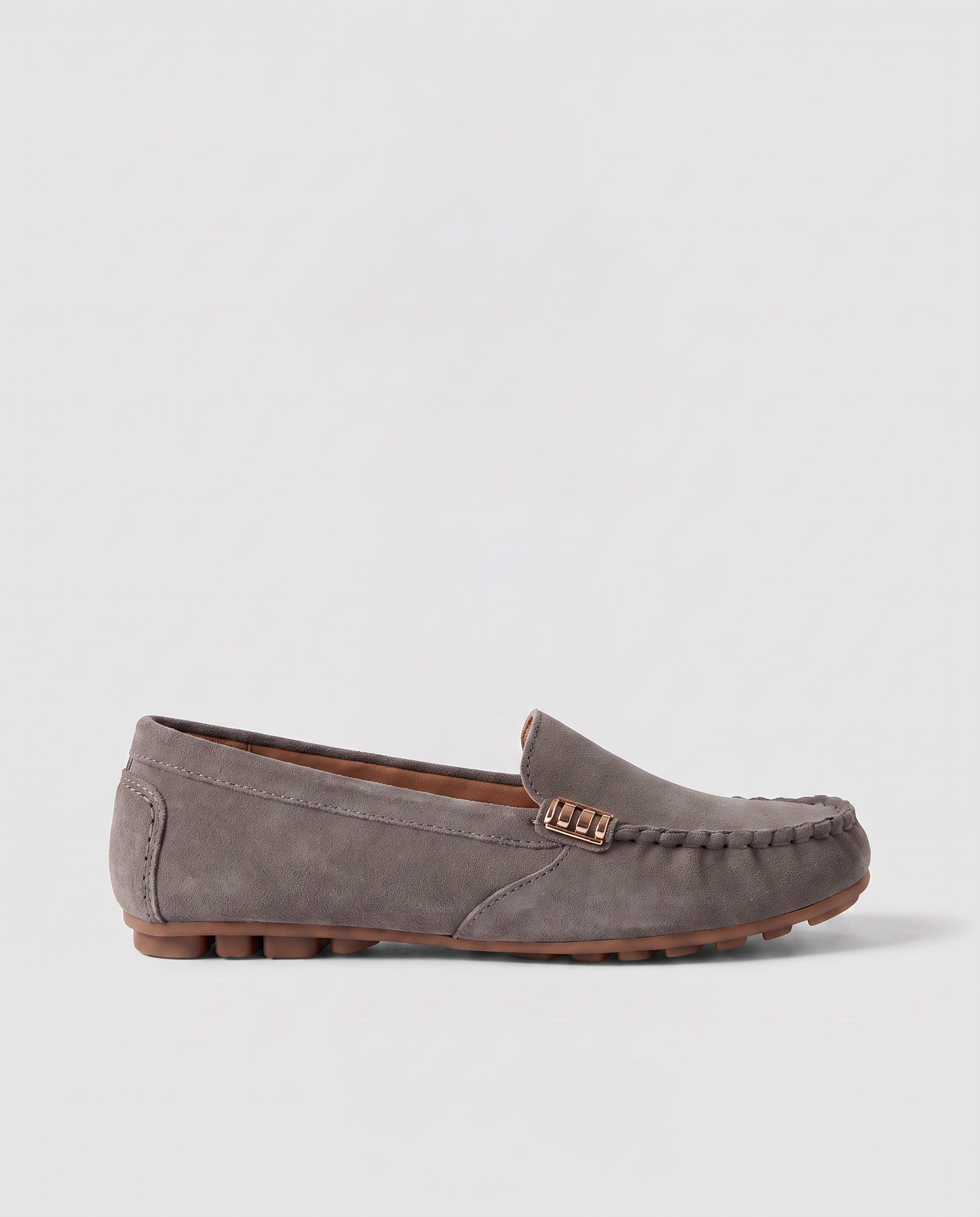 Virelle | Mocassins Femme À Enfiler Avec Détail Métallique