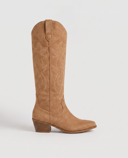 Virelle | Bottes Cowboy Hautes Femme Avec Broderies Western