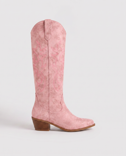 Virelle | Bottes Cowboy Hautes Femme Avec Broderies Western