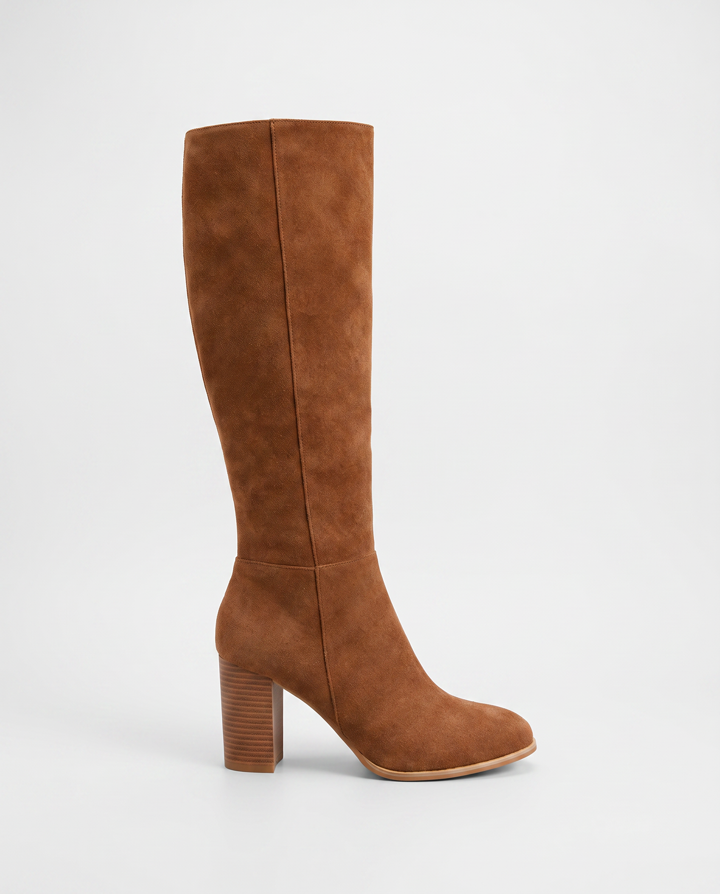 Virelle | Bottes Hautes Femme À Talon Bloc Et Zip Latéral
