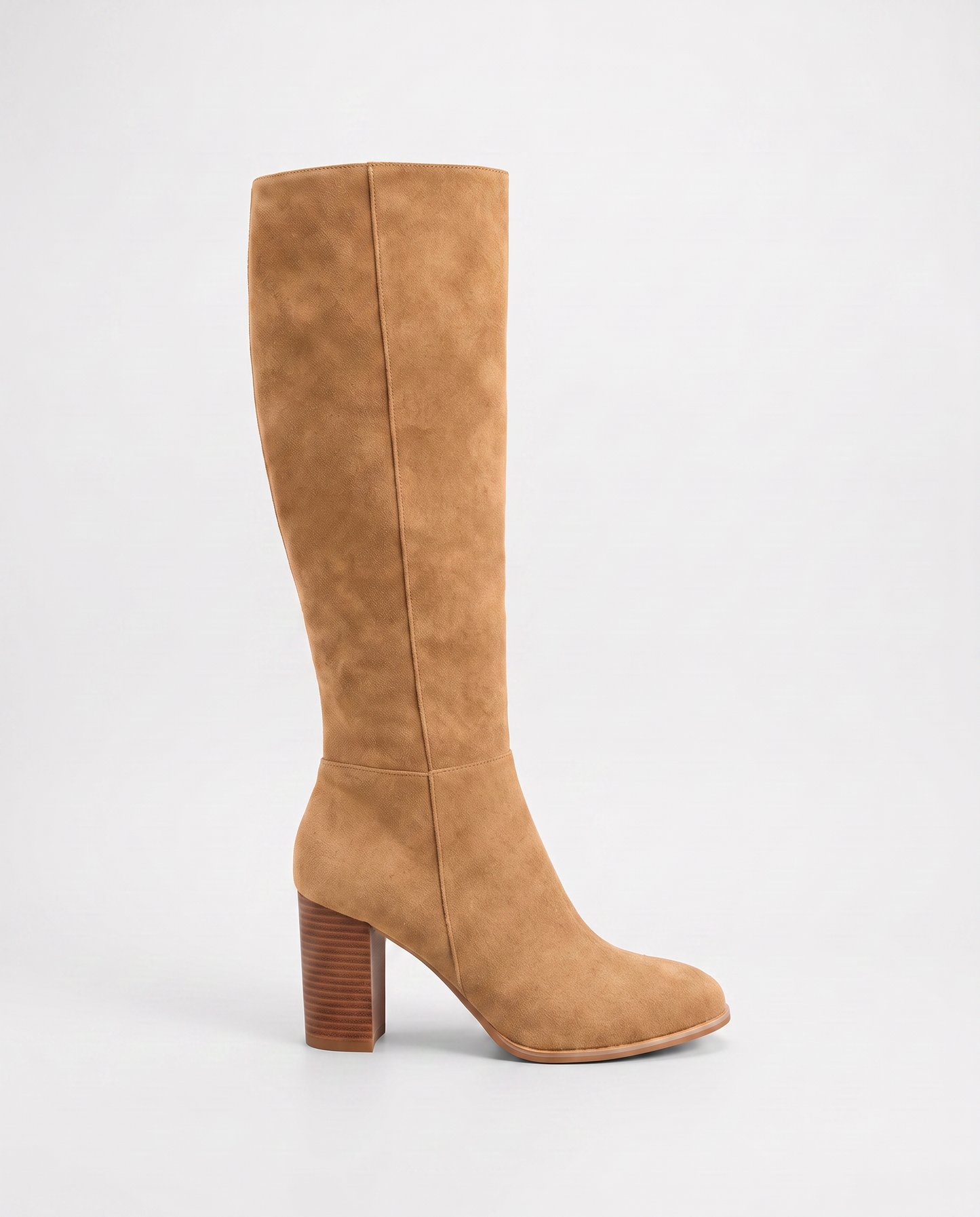 Virelle | Bottes Hautes Femme À Talon Bloc Et Zip Latéral