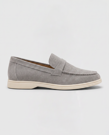 Virelle | Mocassins Plats Femme Effet Daim À Enfiler