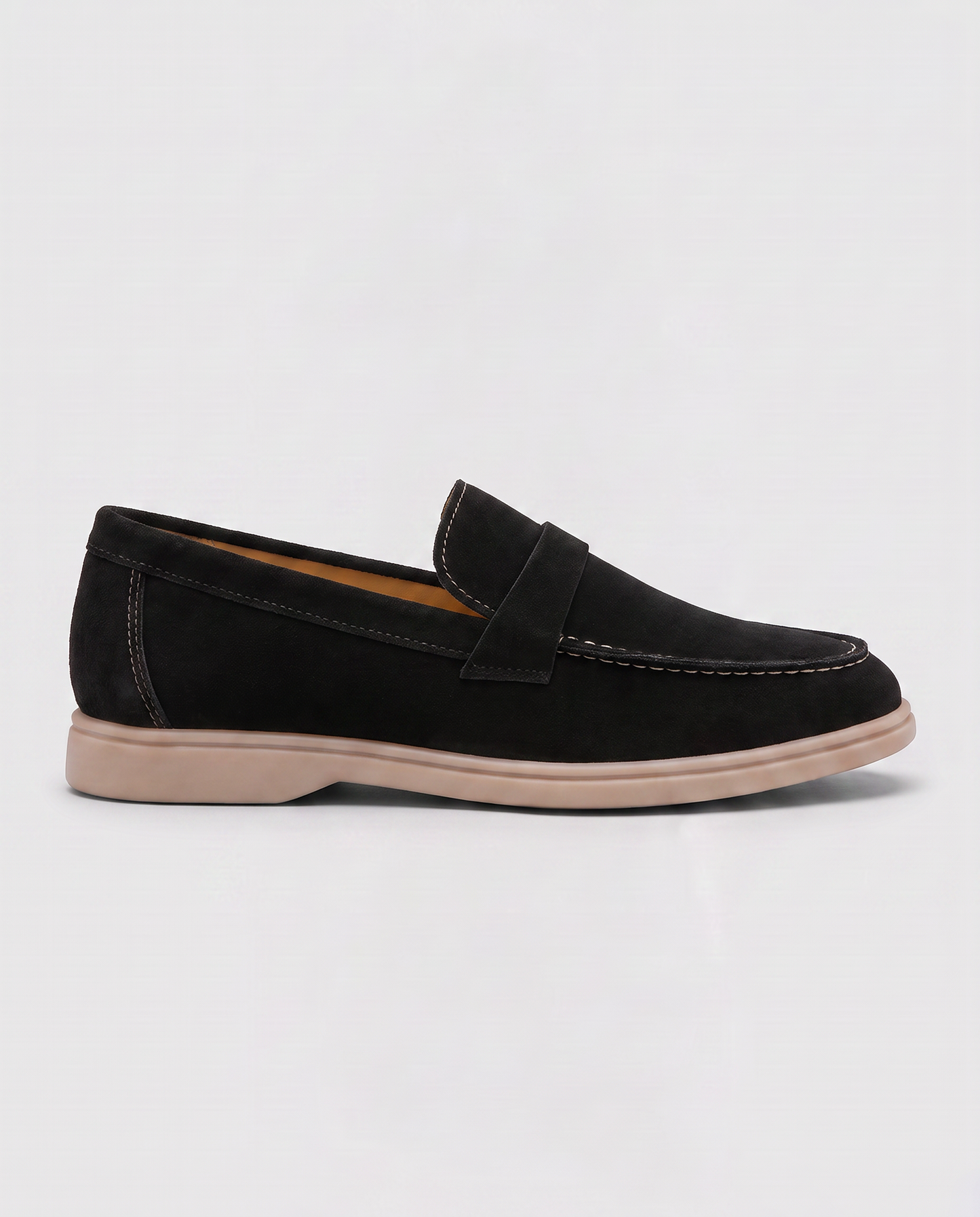 Virelle | Mocassins Plats Femme Effet Daim À Enfiler