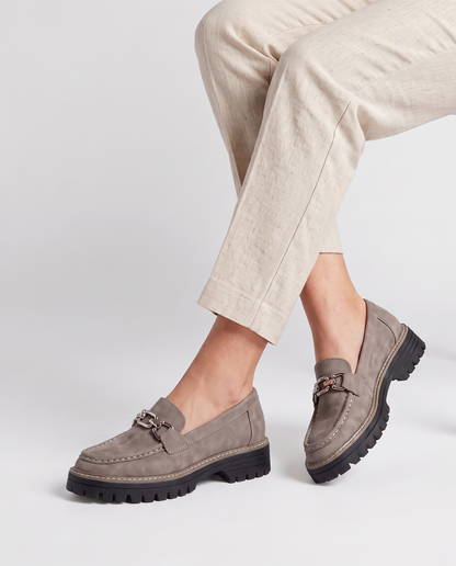 Virelle | Mocassins Femme À Semelle Épaisse Et Modèle À Enfiler