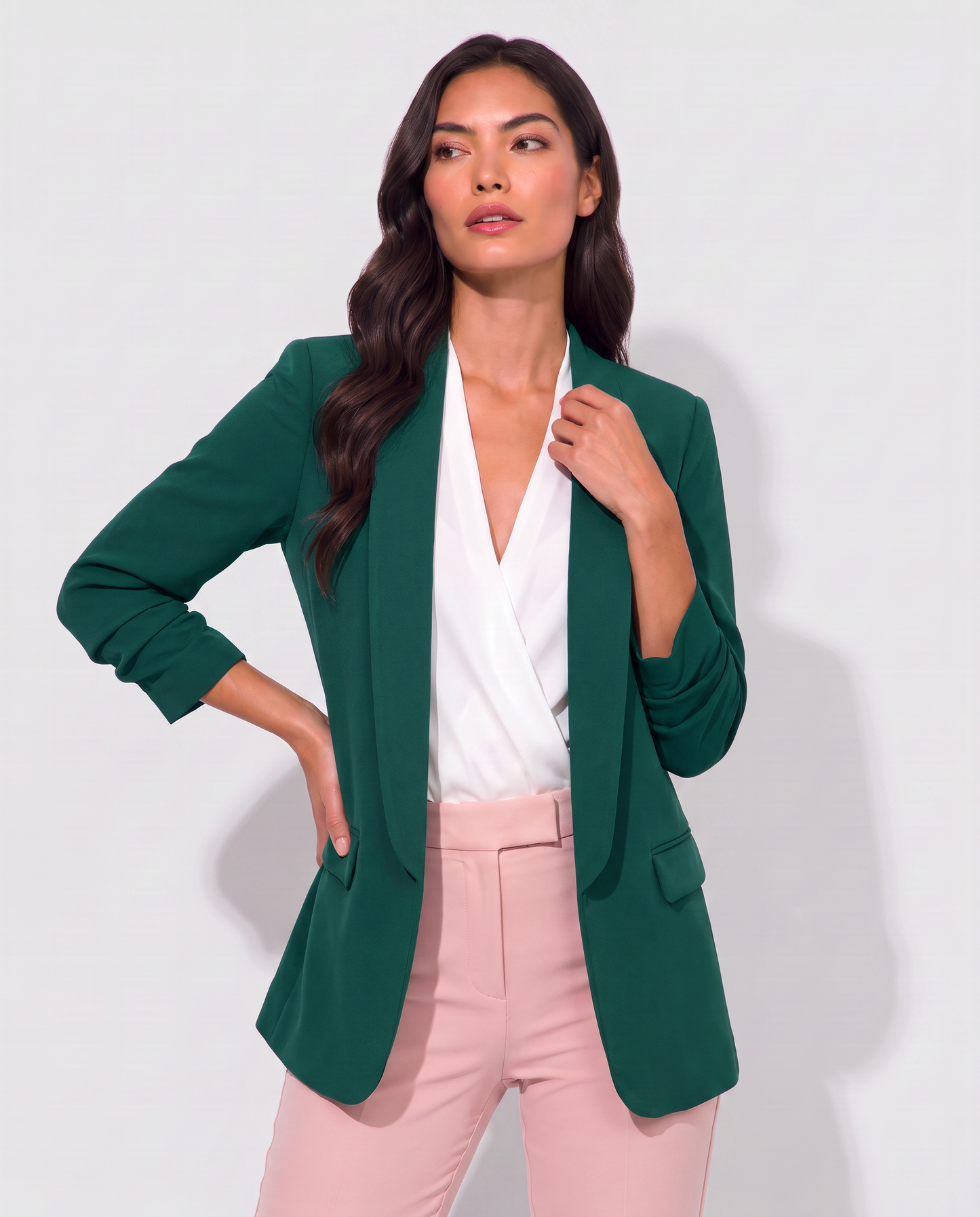 Virelle | Blazer Cintré Femme À Boutonnage Simple
