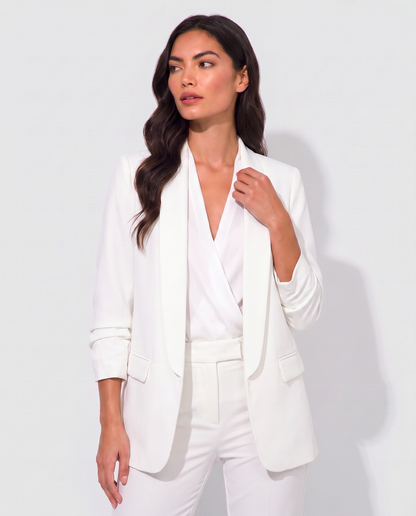 Virelle | Blazer Cintré Femme À Boutonnage Simple