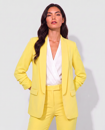 Virelle | Blazer Cintré Femme À Boutonnage Simple
