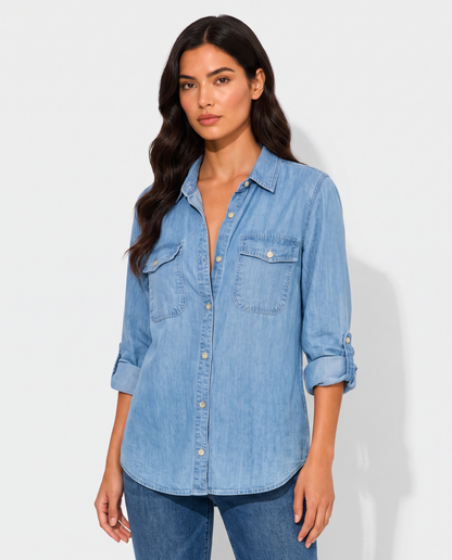 Virelle | Chemise En Jean À Coupe Décontractée