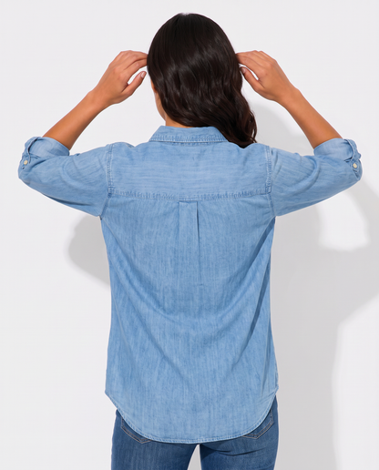 Virelle | Chemise En Jean À Coupe Décontractée