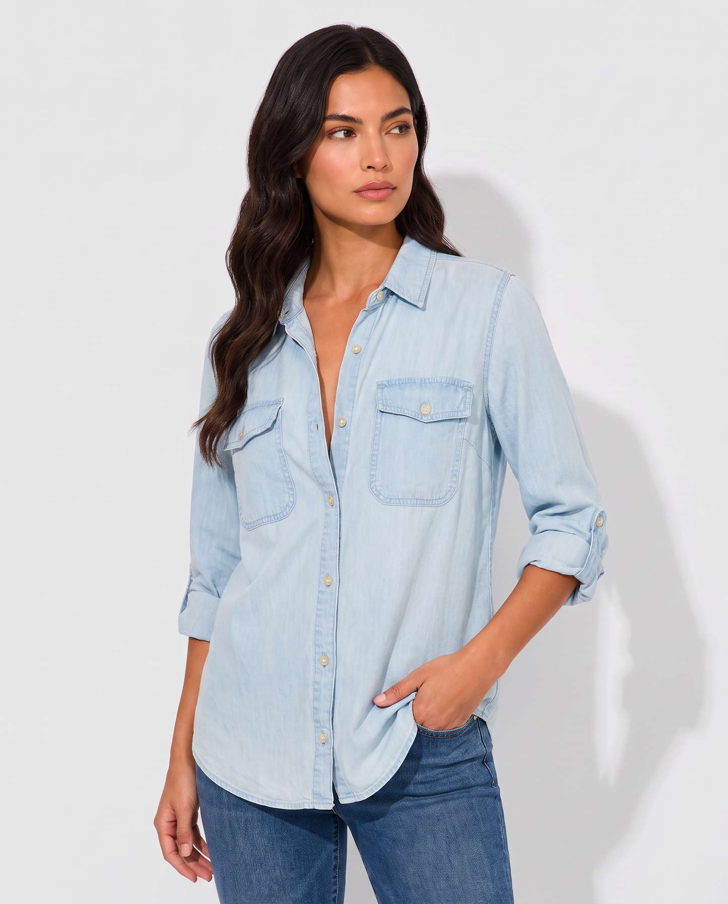 Virelle | Chemise En Jean À Coupe Décontractée