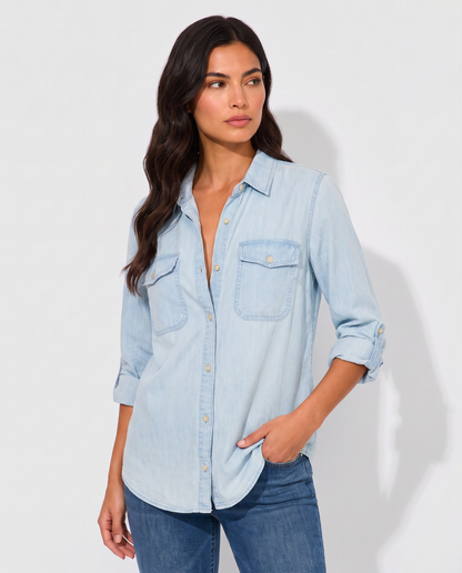 Virelle | Chemise En Jean À Coupe Décontractée