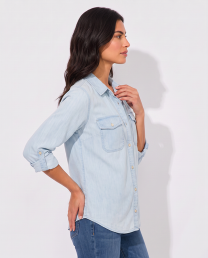 Virelle | Chemise En Jean À Coupe Décontractée