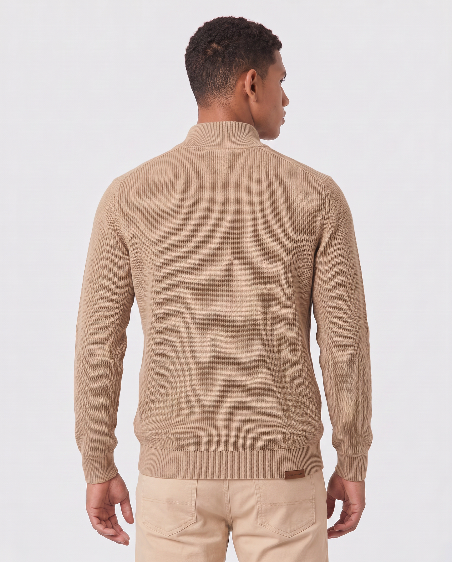 Virelle | Pull Homme Col Montant Boutonné