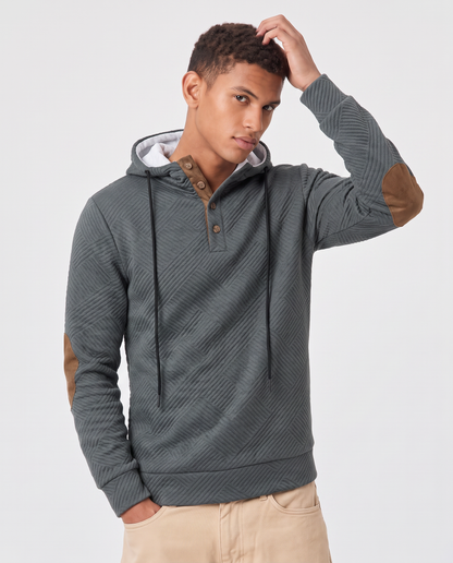 Virelle | Pull À Capuche Homme Boutonné