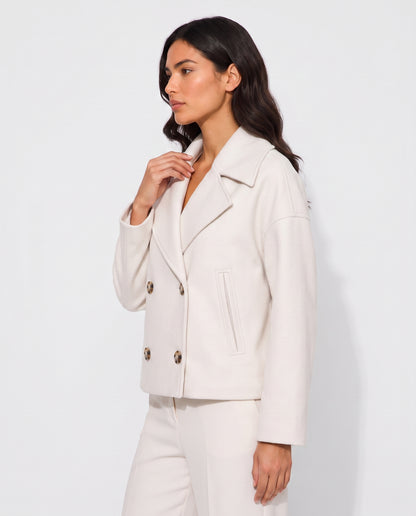 Virelle | Manteau Court Croisé Femme