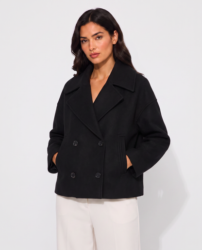 Virelle | Manteau Court Croisé Femme