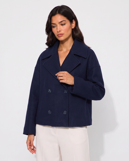 Virelle | Manteau Court Croisé Femme