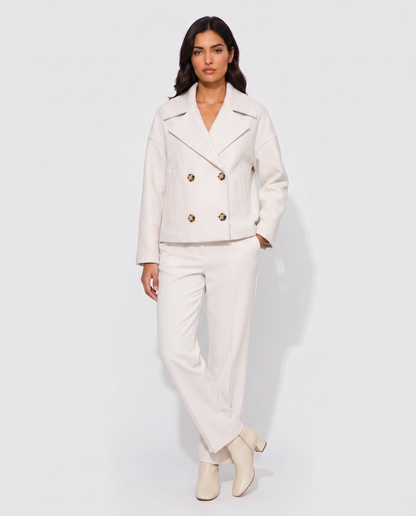 Virelle | Manteau Court Croisé Femme