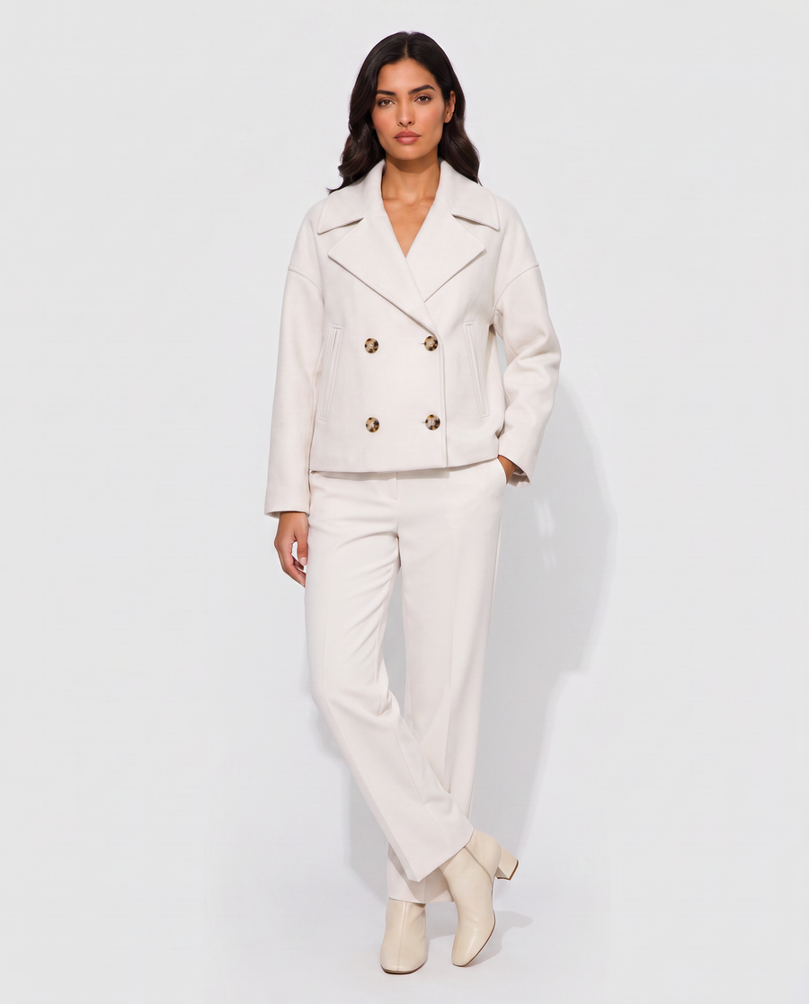 Virelle | Manteau Court Croisé Femme