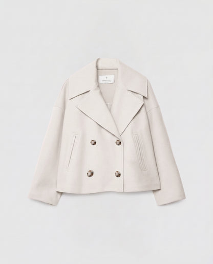 Virelle | Manteau Court Croisé Femme