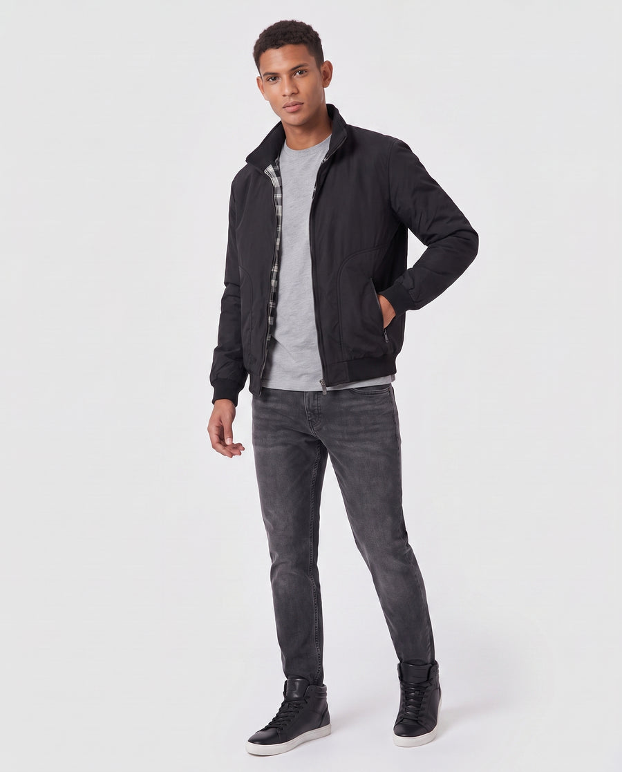 Virelle | Veste Bomber Homme - Noir