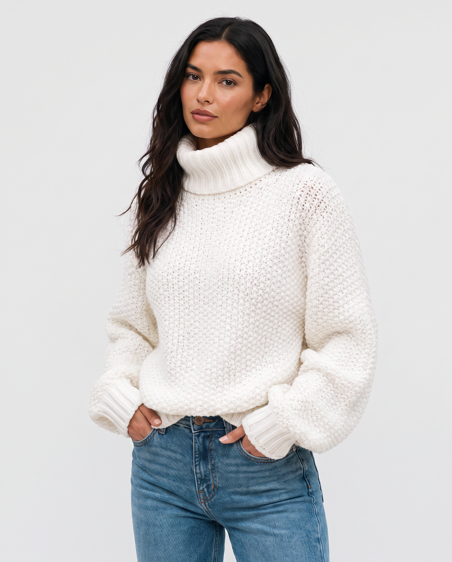 Virelle | Pull Oversize Col Roulé Femme