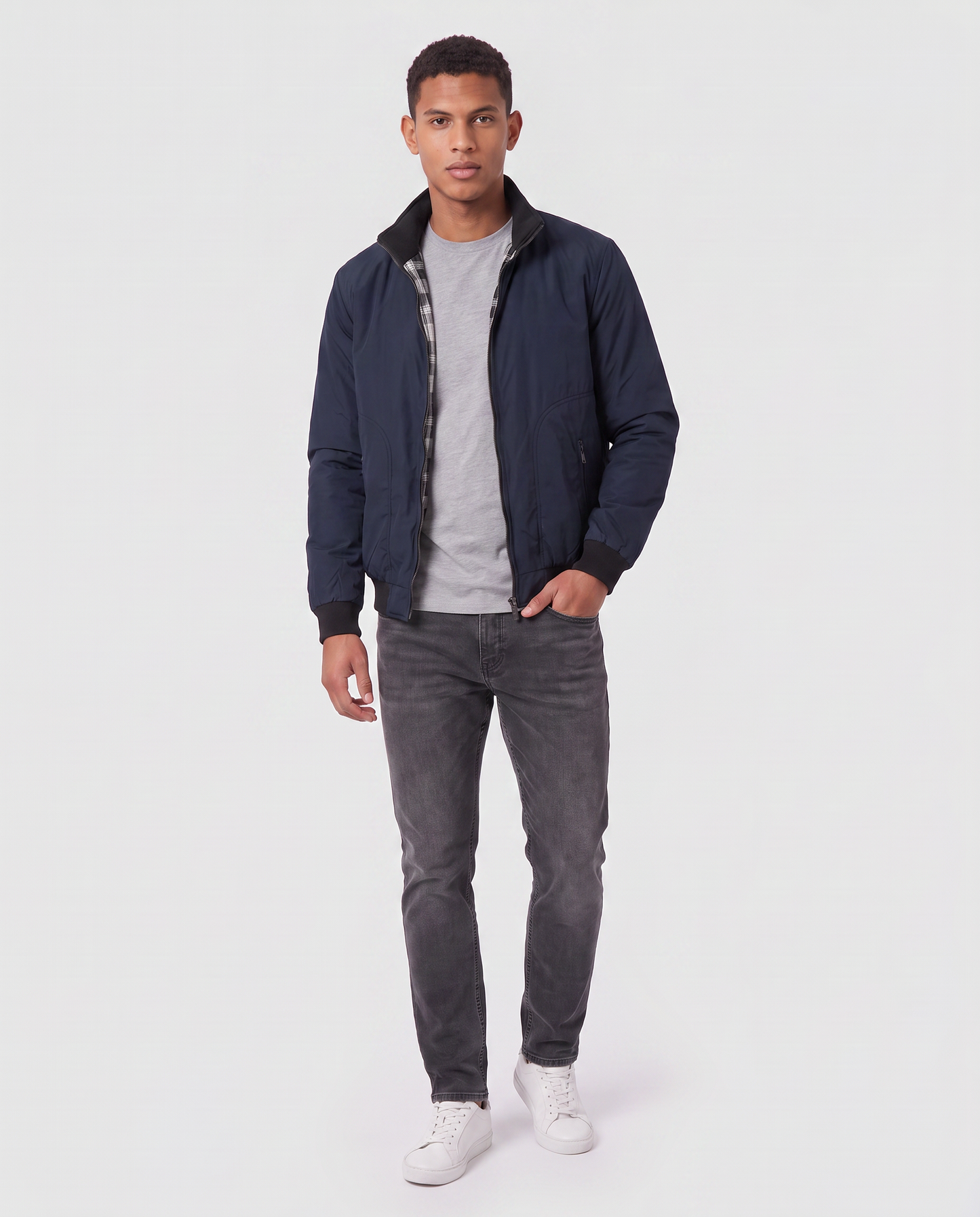 Virelle | Veste Bomber Homme - Marine