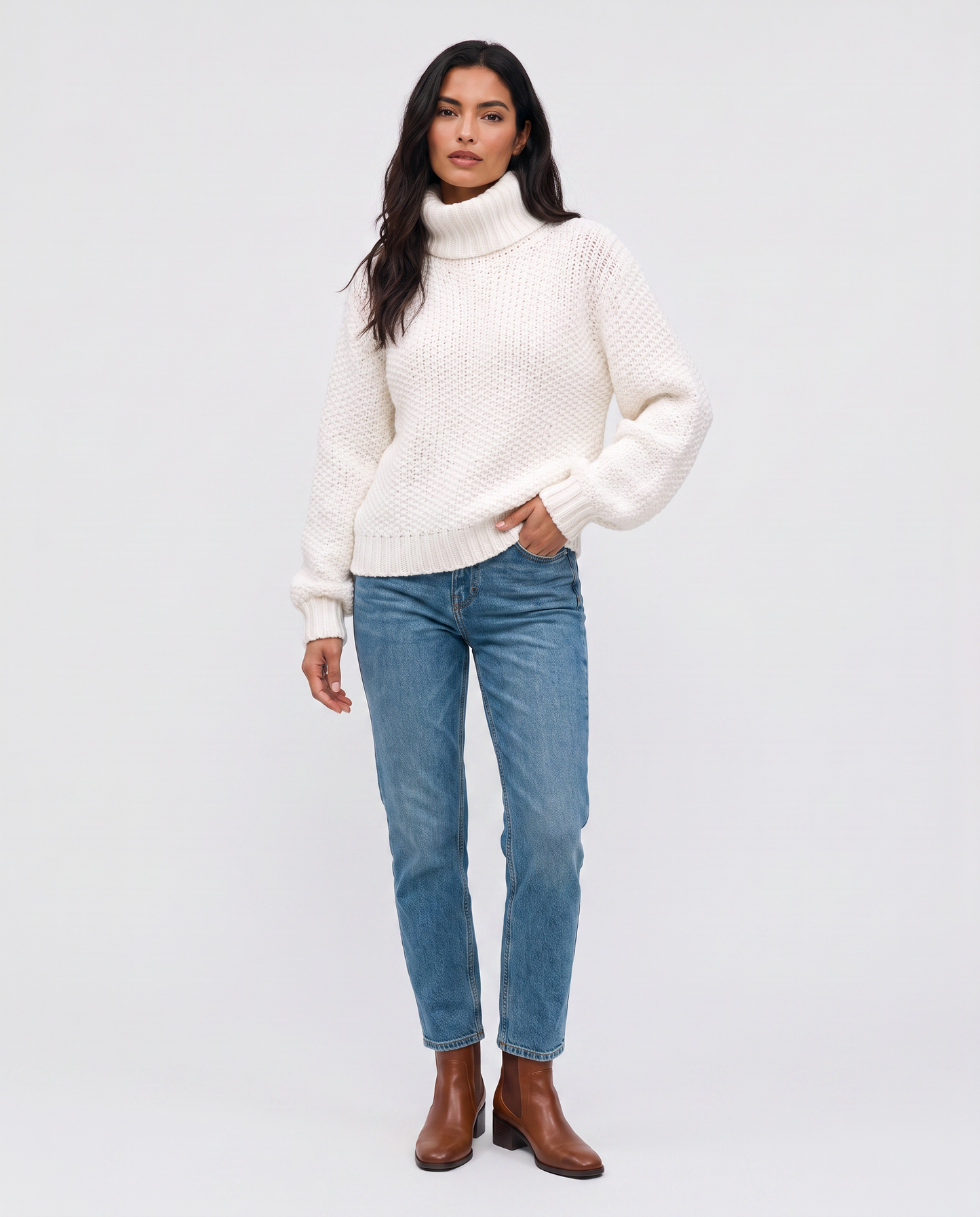 Virelle | Pull Oversize Col Roulé Femme