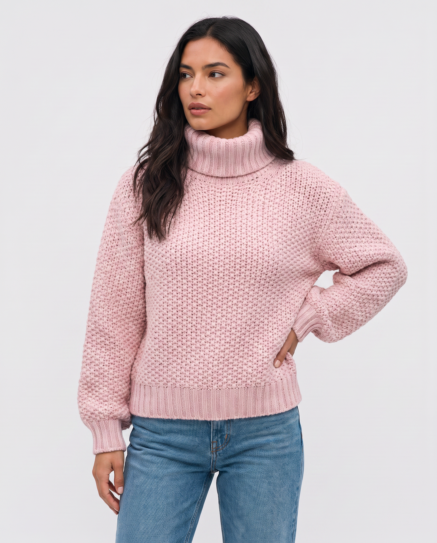 Virelle | Pull Oversize Col Roulé Femme