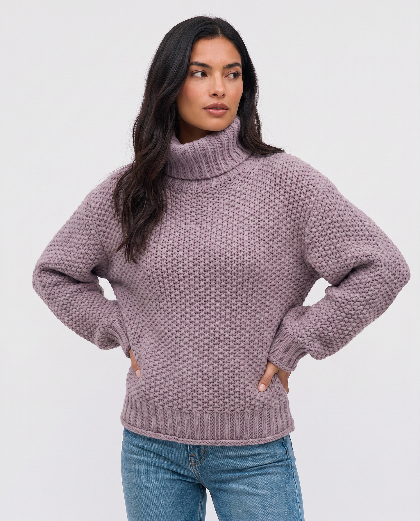 Virelle | Pull Oversize Col Roulé Femme