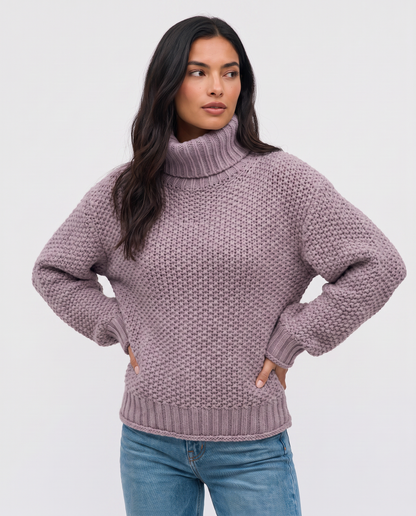 Virelle | Pull Oversize Col Roulé Femme