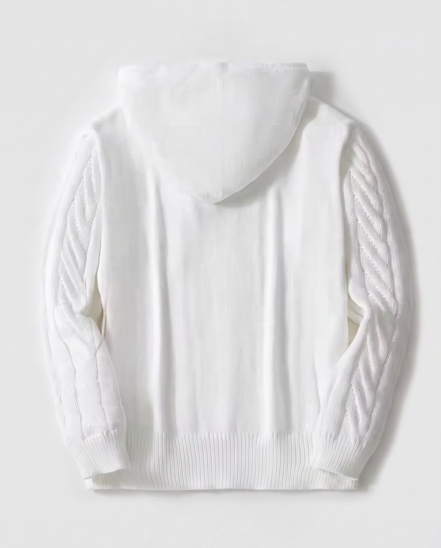 Virelle | Pull Homme À Capuche Torsadé