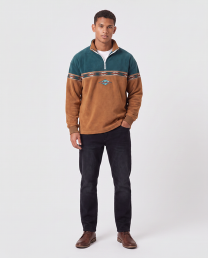 Virelle | Pull Demi-Zip Homme