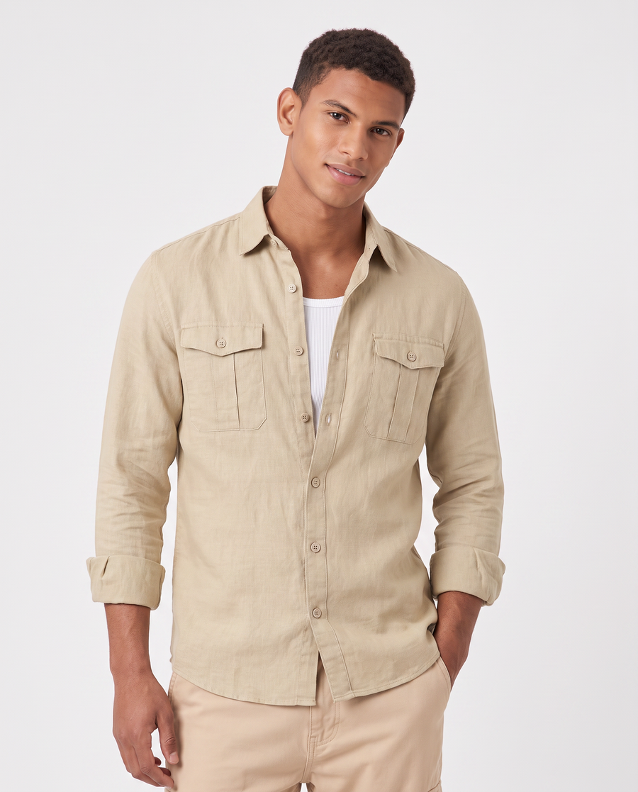 Virelle | Chemise Décontractée Homme À Poches