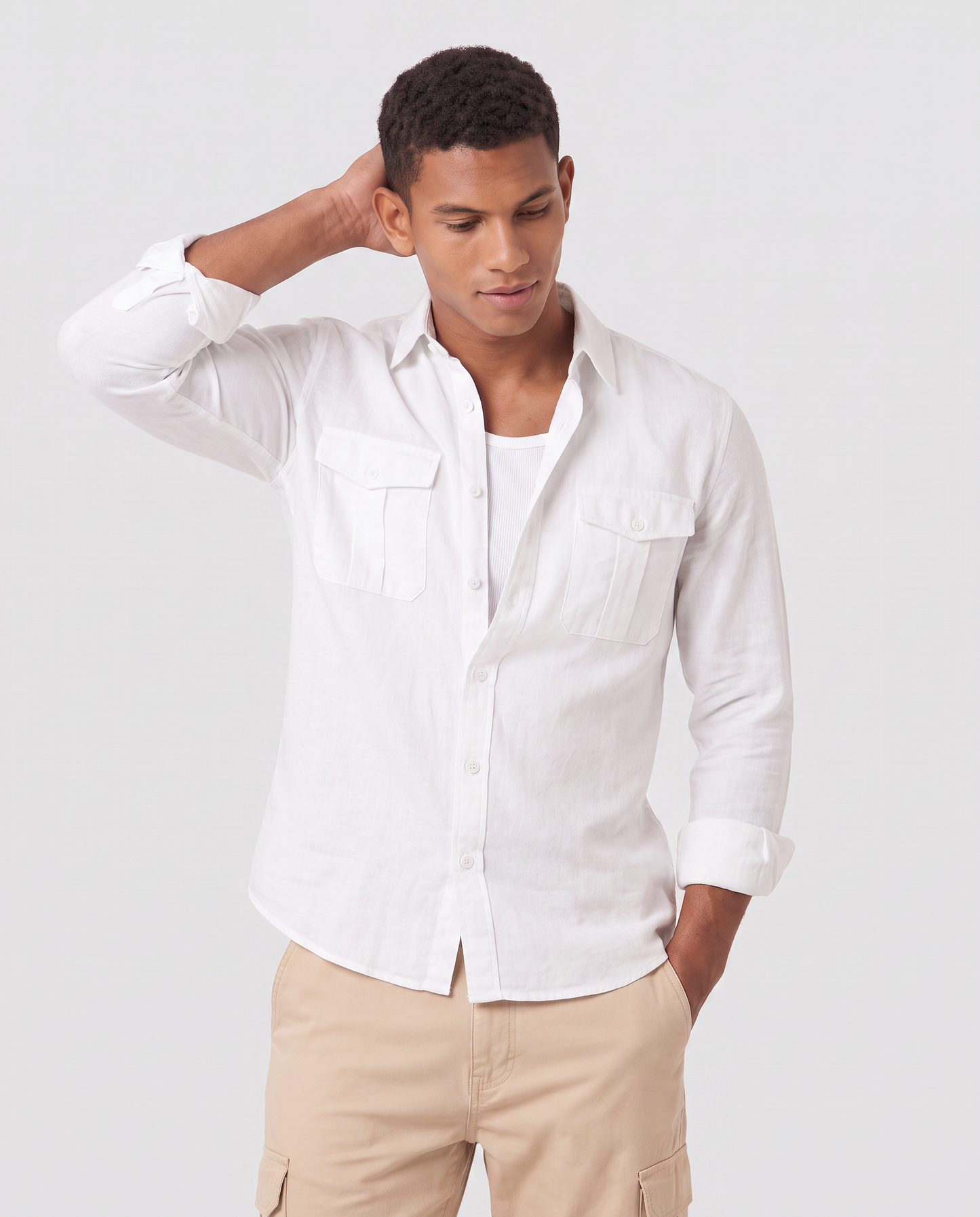Virelle | Chemise Décontractée Homme À Poches