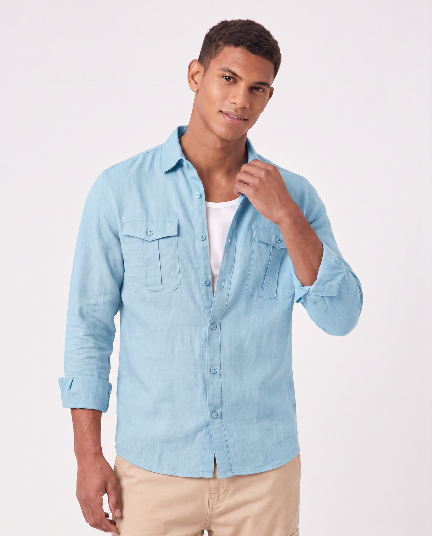 Virelle | Chemise Décontractée Homme À Poches