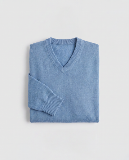 Virelle | Pull Col V Homme En Maille