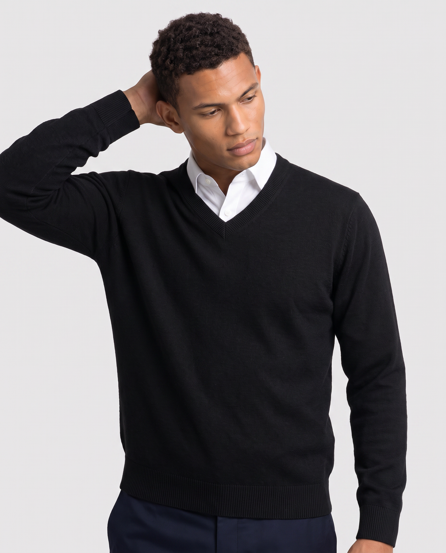 Virelle | Pull Col V Homme En Maille