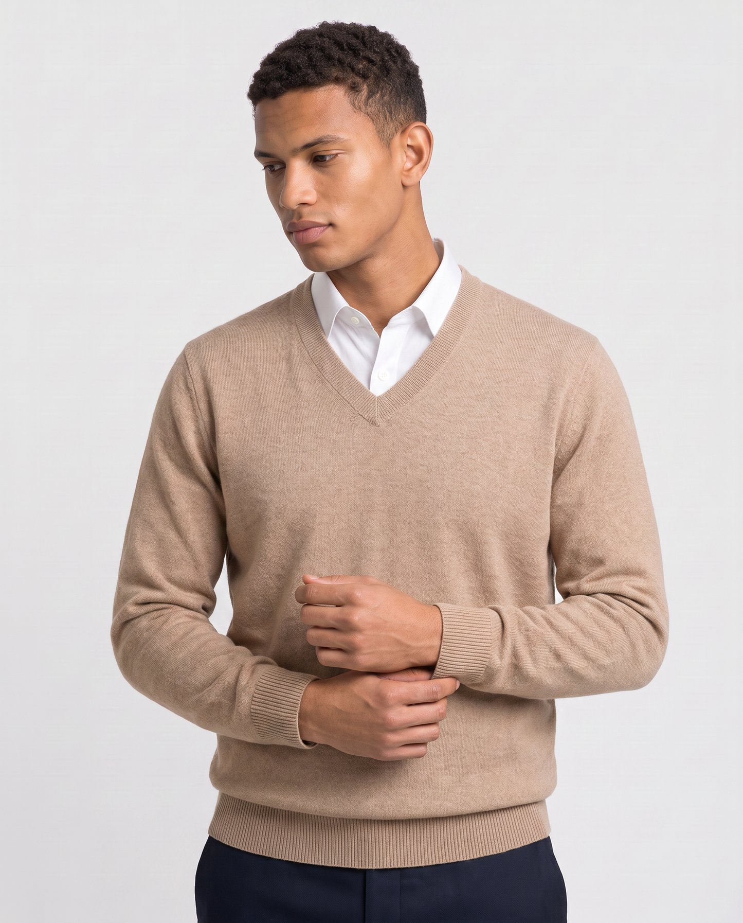 Virelle | Pull Col V Homme En Maille