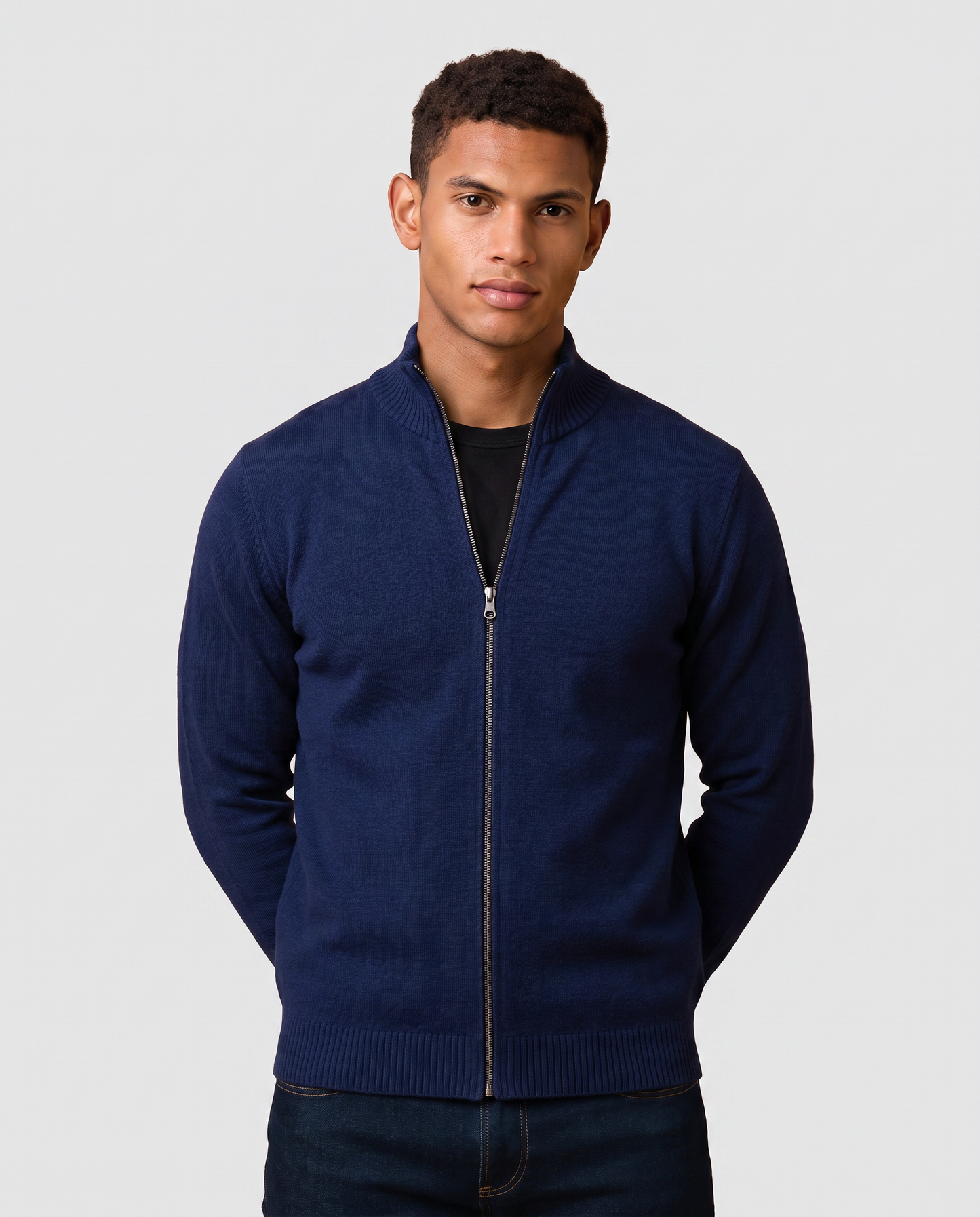 Virelle | Gilet Zippé Homme En Maille